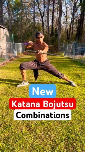 INSANE Katana Bojutsu Combinations Nobody Can Do #challenge #shorts