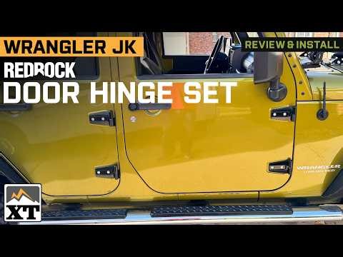Jeep Wrangler JK RedRock Door Hinge Set Review & Install