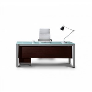 Corp Designs Sling series Glass Top Executive Desks CD-SLING-S72
