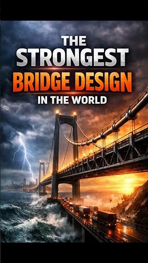 Suspension Bridges Withstand Extreme Forces #BridgeConstruction #Engineering