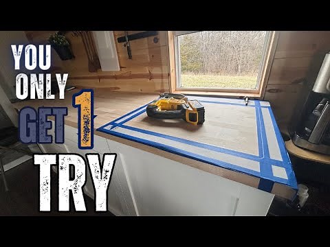 How to Cut in a Butcher Block Sink Hole