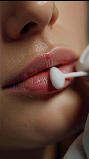 Upper Lip Pimple Extraction – Clean & Satisfying Skincare Close-Up