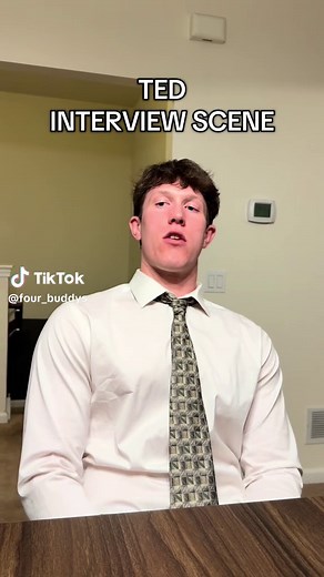 You’re hired.. #ted #comedyskit #impressions #funnyacting #fyp | ted interview scene