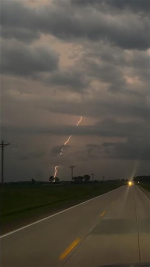 Check out this firefly swarm with lightning from left split supercell in Iowa!