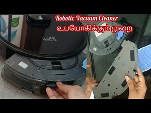 How to use Robotic vacuum cleaner and mop tamil / iLife robotic vacuum cleaner review/ priyaSaravana
