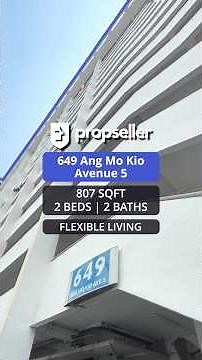 649 Ang Mo Kio Avenue 5 | 2 Bedrooms | 807 sqft