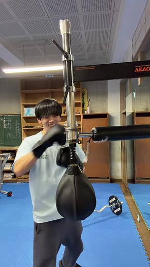 リズムになかなか乗れなかった回転バー挑戦