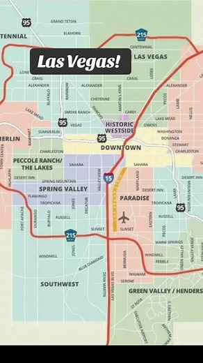 Las Vegas Map of the City. #lasvegas #sunmerlin #henderson #gaylynnmartin