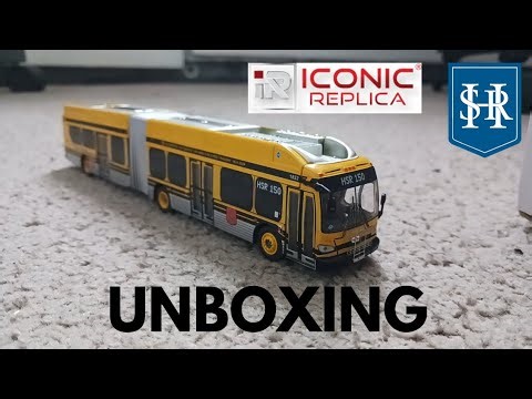 Iconic Replicas 1:87 Scale HSR New Flyer Xcelsior XN60 [Unboxing]