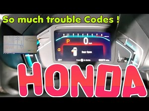 Diagnosing & Resetting Trouble Codes For 2019 Honda Odyssey