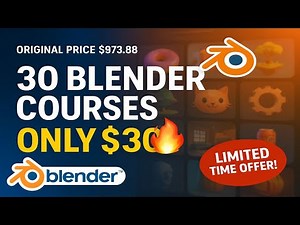 Best Of Blender Education | 30 Inspiring and in Depth Blender Courses in Only 30$