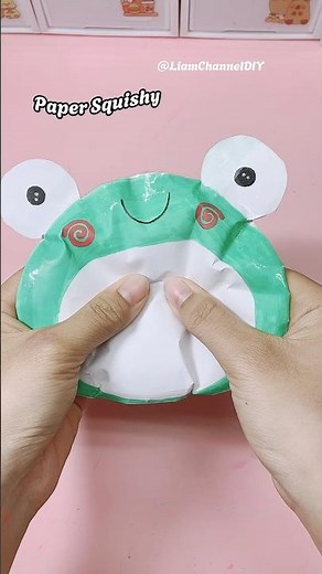 DIY paper squishy Squishy ếch Liam Channel