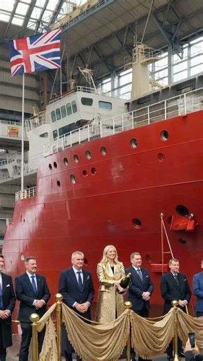 Cruise ship launching ceremony #ai #ship #cruiseship #cermoney #ocean #launching