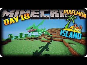 MINECRAFT PIXELMON ISLAND - Day 18 - A LEGENDARY SPAWNS!!