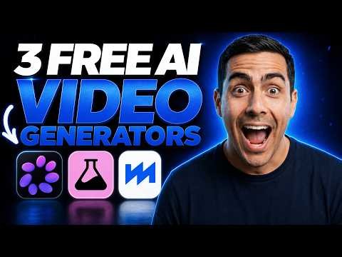STOP Paying! The ONLY 3 FREE & UNLIMITED AI Video Generators You Need