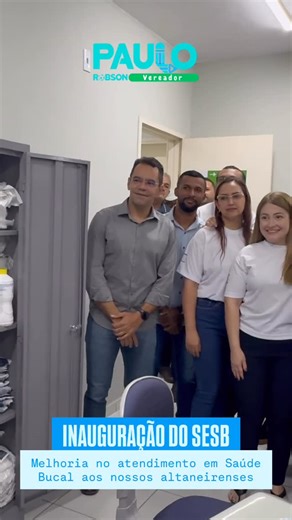 🅿️AULO ROBSON📚🚴🏻‍♂️ on Instagram: "📍Participei hoje da Inauguração do Serviço de Especialidades em Saúde Bucal, na Unidade Básica de Saúde da Família Mãe Gulora. Um programa que vem oferecer melhores condições de atendimentos em Saúde Bucal aos nossos altaneirenses."