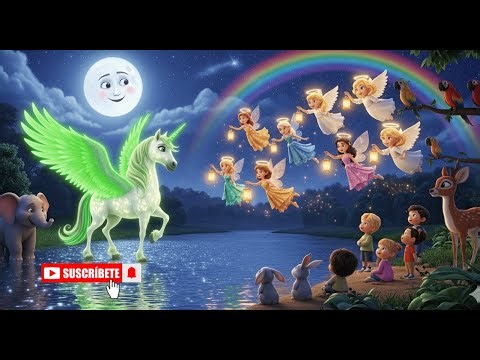 🦄 🌈Unicorn Aur Pariyon Kee Raat 🦄🌈 Non Stop Hindi Nursery Rhymes | 👧👦Bachpan Ki Masti 🌸|Trending 😊💫✨