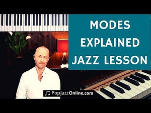 Jazz Modes Explained MUST WATCH!!! 🎹😃 │ Jazz Piano Lesson │