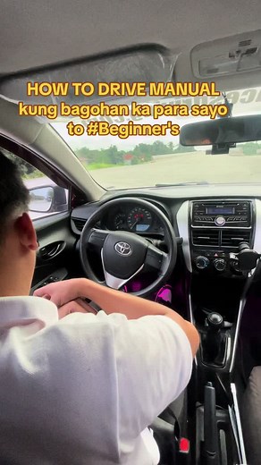 HOW TO DRIVE MANUAL kung bagohan ka para sayo to #Beginner's | manual driving