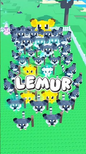 Catch and tame breeding Lemur 🐨 #catchandtame #roblox #ecacream #breeding #breed #breedingpair