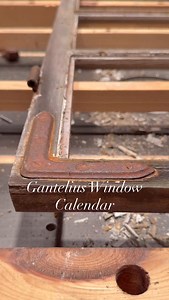 Christmas window calendar part 7/24 Removing hardware from the sash. • as mentioned before, keep a sharp screwdriver that fits well into the slot • hit it from the side. This makes the screwdriver act as a plow, forcing the old paint and rust to the side. If you hit from above two problems occur: you’ll compact the paint in the slot and you’ll damage the important edges needed to grip the screw. • also shown: two small crow bars. Really neat tools for this job. • when taking the hinge off, well,