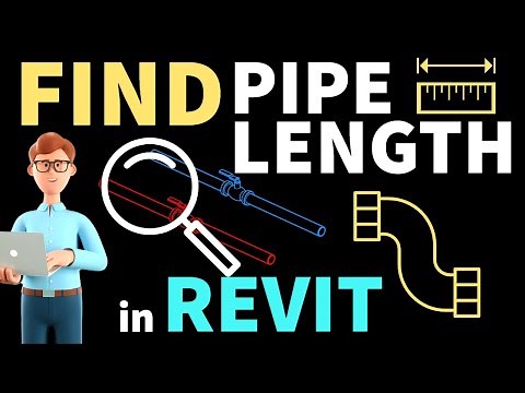 *FIND PIPE LENGTH* for calculations and takeoffs in Revit MEP