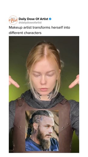 Daily Dose Of Artist on Instagram: "Jo Steel (@artistjodysteel) is a talented makeup artist and cosplayer famous for her stunning transformations into characters from films, TV shows, anime, and more. Her incredible attention to detail makes her creations so lifelike, it’s as if the characters have come to life from the screen. #art #makeup #talent"