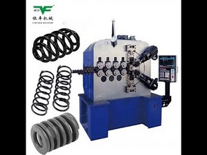 🔥CNC-8680 Spring Coiling Machine | 3-8mm Wire | Precision & Power for Heavy-Duty Springs! 🔧