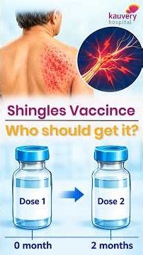 Shingles Vaccine | Who Needs It? | How Can You Get It? Dr. Sowmya Sridharan I Kauvery Hospital