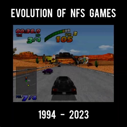 2.9K views · 18 reactions | Evolution of NFS Games since 1993 勞勞 | The Game Debugger | Facebook