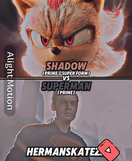 Superman vs Super Shadow – Full Power Showdown | DCU vs Sonic 3 (Ultimate Multiverse Clash!)