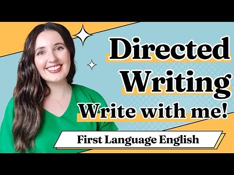 Directed Writing 🌟 Write With Me! 🌟 For IGCSE First Language English Paper 2 0500/0990🌟