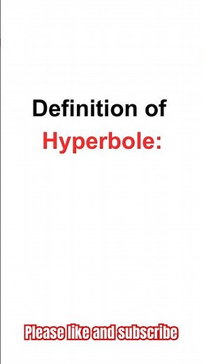 Definition of Hyperbole | Meaning synonym and example | quick dictionary #english #dictionary #facts