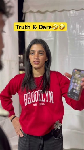 Truth & Dare🤣watch till the end🤣🤣 #viral #comedy #ytshorts #funny #funnyvideo y