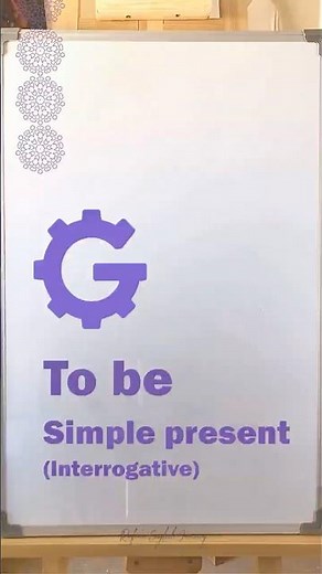 Verb "to be" Interrogative - (Grammar) #english #grammar