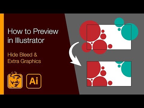 How to Preview in Illustrator (Hide Bleed & Extra Graphics)