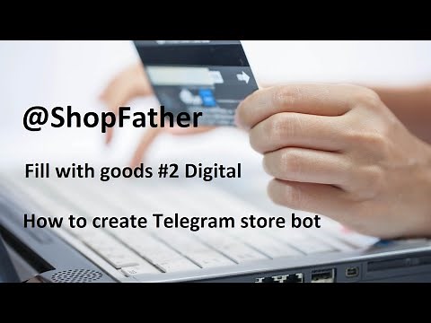 How to create Telegram store bot | ShopFather