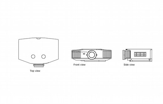 Epson Projector - Free CAD Drawings