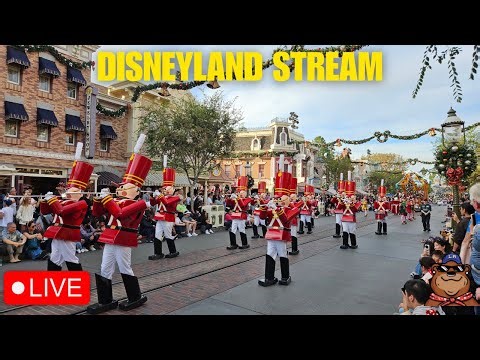 🔴 Live: Saturday Christmas Stream at Disneyland! - A Christmas Fantasy Parade & Fireworks - 12/20/25