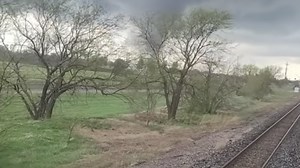 Watch a Tornado Hit a Train from the Conductor’s Seat
