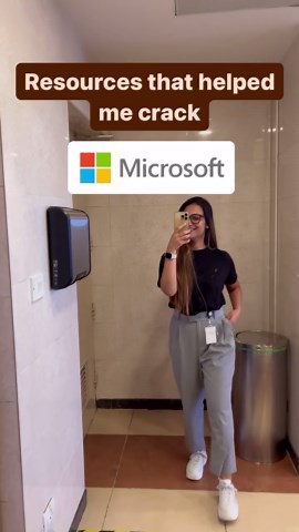 Riya bansal | Productivity and tech on Instagram: "Read & Save for later ⬇️ I used these resources to crack Microsoft🚀 🧠 Mastered Coding with LeetCode Challenges 🎥 Gaurav Sen’s System Design Videos for In-Depth Insights 📊 Levels.fyi for Salary and Negotiation Tips 📚 Medium Articles with Priceless Interview Tips Finally, Conquered the Microsoft Interview Journey! Follow @jetlagged_codes for more resources and coding tips (Resources, microsoft, career tips, preparations) #TechSuccess #Microso