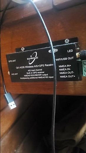 Easy AIS setup, Quark-ELEC, QK-A026, Navionics App for AIS Marine reciever