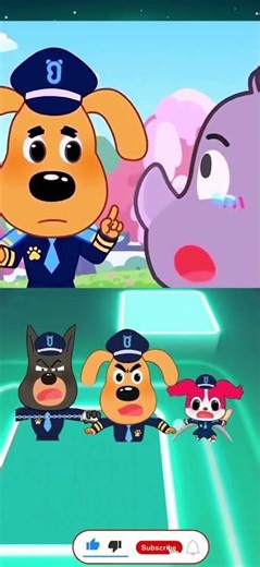 SHERIFF LABRADOR EXE vs DOBIE EXE vs SHERIFF PAPILLON EXE x Coffin Dance part 8438485 Tiles Hop