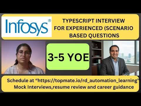 TypeScript Mock Interview 2026 | Coding + OOP + Scenario Based Questions