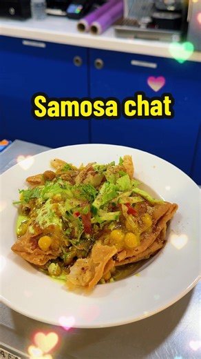 Discover Samosa Chaat at Malabar Sweets & Bakery