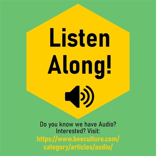 Here's an audio snippet from an article in our most recent edition of Bee Culture Magazine. Like what you hear? Subscribe today! Just go to www.BeeCulture.com (outside of the U.S. - head to www.Store.BeeCulture.com). Bee Vet What's Your Diagnosis? By: Dr. Tracy Farone "Many things can kill honey bee colonies and often times “the” cause is multiple stressors occurring at the same time or accumulating over time. “What is killing our bees?” has been a conundrum in the beekeeping industry for decade