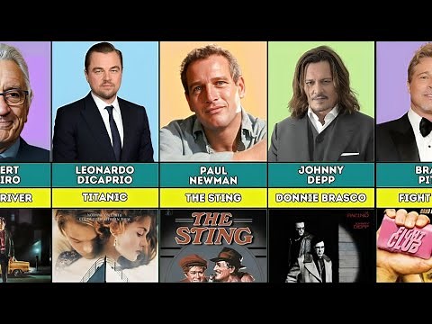 Top 40 Greatest Actors and Their Best Films