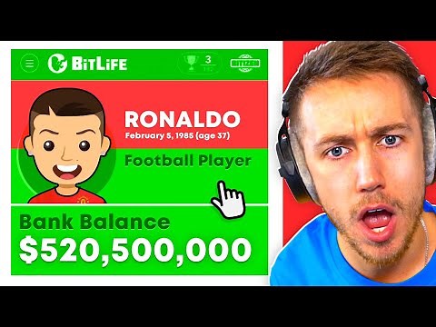 BECOMING RONALDO IN BITLIFE!