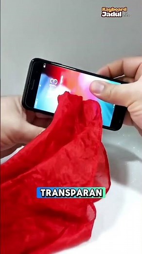 Trick of cloth coming out of cellphone😲