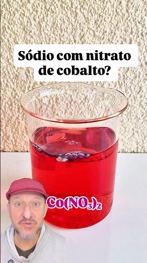 Sodium with cobalt nitrate?